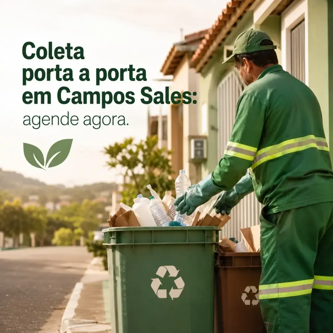 Você já separou seu lixo hoje? A pergunta é simples, mas o impacto no nosso Cariri é gigante.   Estamos mudando a forma como Campos Sales cuida do que produz. A parceria Artemis + Prefeitura agora traz a facilidade que faltava: coleta seletiva porta a porta.  Não é só sobre recolher resíduos; é sobre dignidade, educação e um futuro onde o nosso Mirante de Nossa Senhora da Penha continue sendo esse orgulho para as próximas gerações.   O processo é descomplicado: 1️⃣ Separe seus resíduos secos e limpos. 2️⃣ Entre em contato com a nossa equipe via WhatsApp. 3️⃣ Agende seu descarte consciente.  Vamos juntos transformar o descarte em desenvolvimento?   Comenta aqui embaixo 'COLETA' que eu te mando o link de agendamento direto no direct. Vamos fazer a nossa parte pelo Cariri?  #CamposSales #CaririCearense #Sustentabilidade #ColetaSeletiva #ArtemisAmbiental EducaçãoAmbiental LixoZero